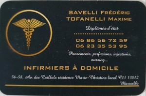 Savelli  Marseille, Infirmier