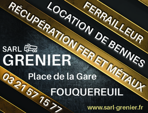 sarl grenier Fouquereuil, Récuperation matériaux, Location de bennes